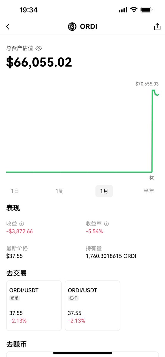 刚看了一眼OK
这一周亏了16万U
这个月亏了22万U
资产已经创新低了
哎
昨天认为妥妥的回暖了
干了点奥迪
上午买的
寻思上涨多不说，咋也持续一天吧
我哪怕上午买，晚上就给卖了
寻思哪不赚10个点呢
那不还赚5万块钱呢么
结果5毛钱也没赚到
现在已经亏3万块钱了

他妈了个巴子的
现在这个狗币圈