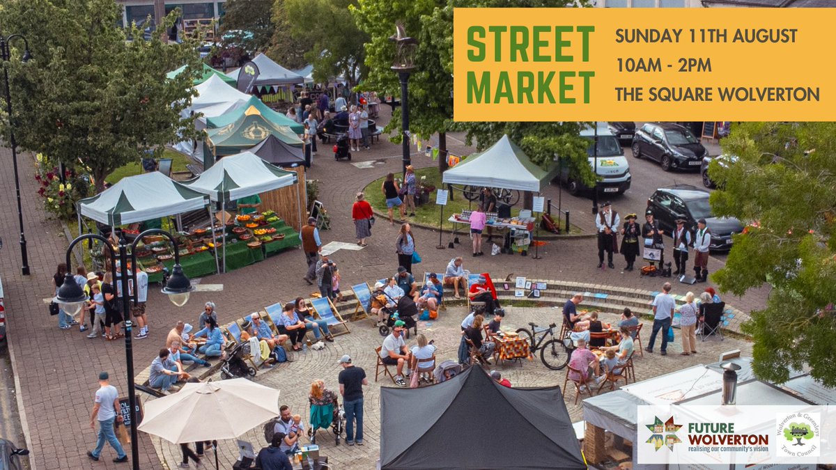 Looking forward to hosting brilliant small businesses at the next Market, 11/08/24. Fresh bread, fruit &amp; veg, cake &amp; jewellery, plus live music. Part of our #communityimprovementdistrict @peoplesbiz  <a href="/WeTweetTOWN/">TOWN.</a> <a href="/juliandobson/">julian dobson</a> <a href="/mkcouncil/">Milton Keynes City Council</a> <a href="/chriscurtis94/">Chris Curtis MP</a>