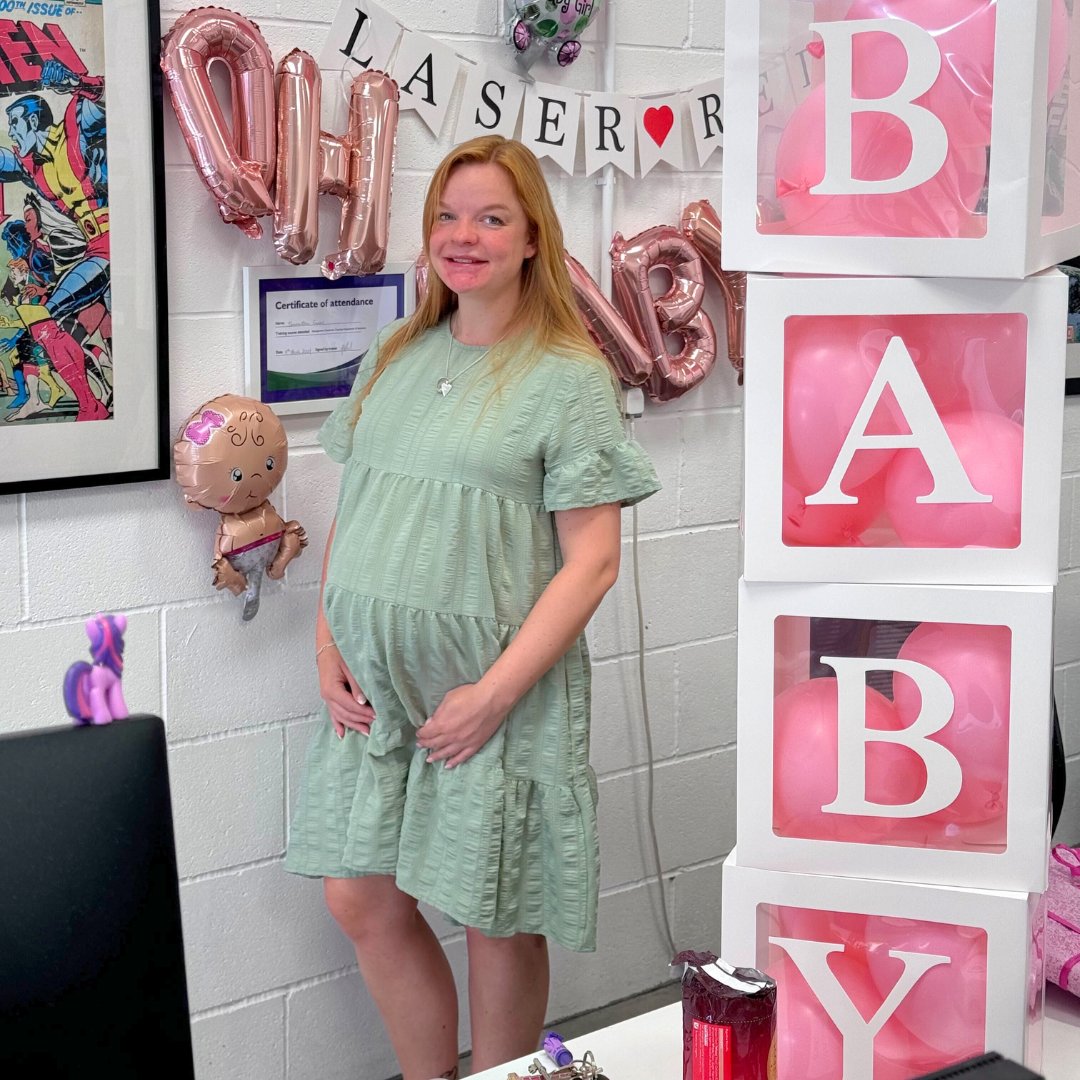 This week is exciting for our team as we wish our incredible Project Manager, Sam, all the best on her maternity leave! 👶  

We can’t wait to meet your little bundle of joy and look forward to your return.  

#MaternityLeave #BestWishes #TeamAppreciation #LaserRed