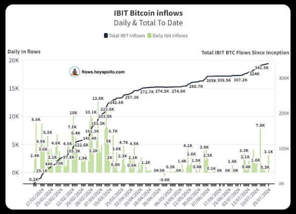 Train Keeps On Rolling - Blackrock buys 3050 $BTC