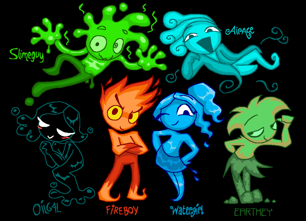 QuietTomato's tweet photo. fireboy watergirl and everyones here https://t.co/hkwMU1qIyt