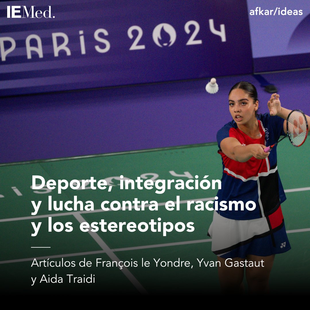 Coinciciendo con los JJOO de #Paris2024  , abordamos en la revista afkar/ideas los vínculos del deporte con la inclusión social y la diversidad.

Lee en abierto los artículos en 🇪🇸 y 🇫🇷 de:
<a href="/FranoisLeYondre/">François Le Yondre</a> <a href="/YvanGastaut/">Yvan Gastaut</a> y <a href="/aidatraidi/">Aida Traidi</a> 

🌐iemed.org/afkar-edition/…

#afkar72