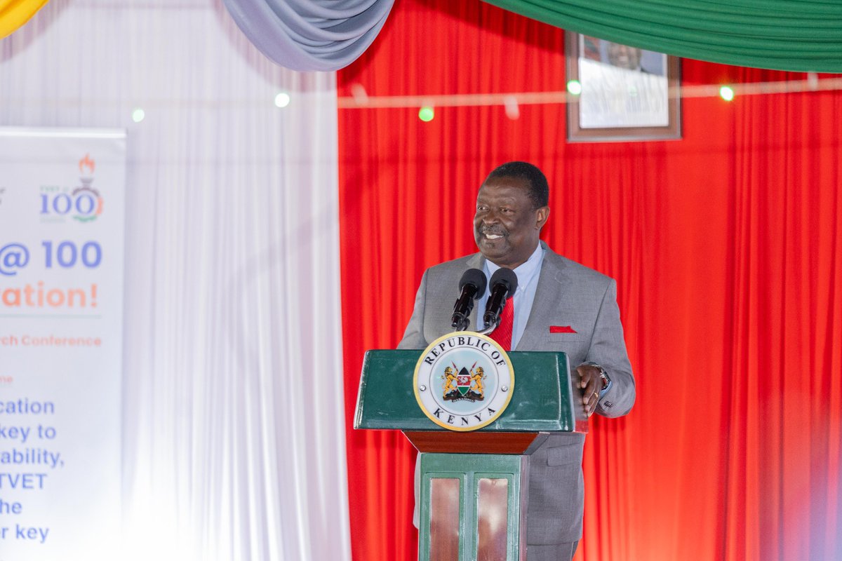 bodo_immink's tweet photo. The @EduMinKenya kicked off a 3-day conference at @KabetePoly to celebrate 100 years of #TVET in Kenya!๐๐พ
We @giz_gmbh #Kenya cherish our strong collaboration in nurturing a #SkilledWorkforceKE through #DualTraining!
We are excited to celebrate this milestone with you! https://t.co/GQ6o8qYMsG
