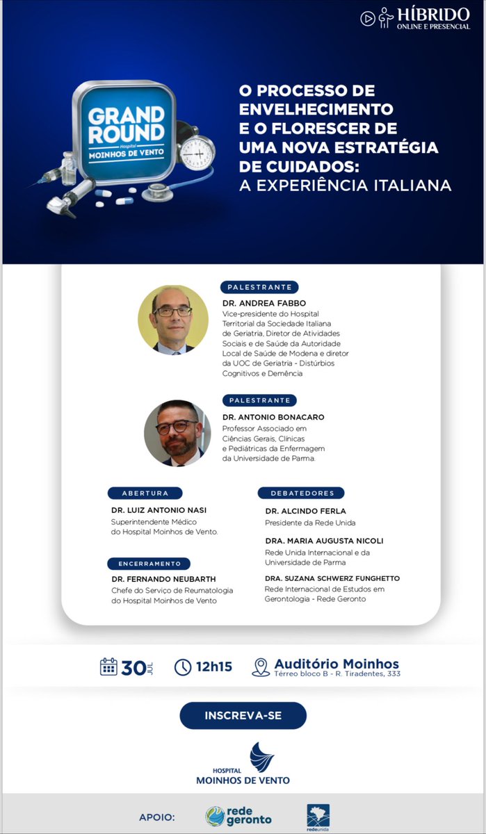 Oggi prima conferenza in Brasile - Porto Alegre - il Vicepresidente Andrea Fabbonporterà i saluti della SIGOT. Buon lavoro a tutti i partecipanti! #geriatria #sigot2024 #geriatrics #sigotyoung