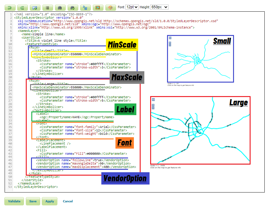 ❌Creating the "Advanced Line Styles in GeoServer"?
👉 youtube.com/watch?v=TxK5Lb… 👈
🌟These instructions enable users to create customized line styles for their mapping requirements.
#geoserver #sld #styling #zoombasedstyle #attributebasedstyle #labeling #line #webmapping #symbol