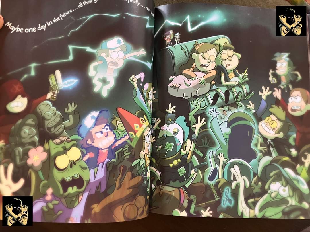 eg0centrikaa's tweet photo. che igual me perturba mucho la idea de que nenes de 12 años murieron en todos los universos menos en uno, pensar que Gideon si llego a matar a Dipper y Mabel si fue secuestrada por los Gnomos. Gravity Falls nunca va a dejar de sorprendernos #GravityFalls https://t.co/SkMUN41cJL