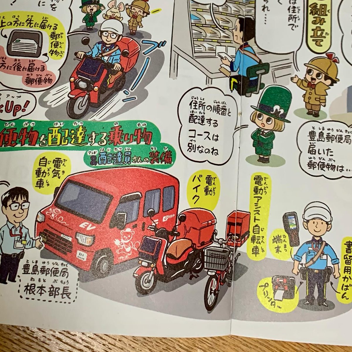 月刊ジュニアエラ1月号/のぞき見探偵が行く‼︎ Report.75「郵便局」
豊島郵便局で手紙が届けられるしくみをのぞき見!
世界的に見ても最高レベルと言われる日本の郵便サービス。
アナログとデジタルを緻密に組み合わせ、早く安全に正確に手紙が届く仕組みが構築されていました。
#ルポイラスト 