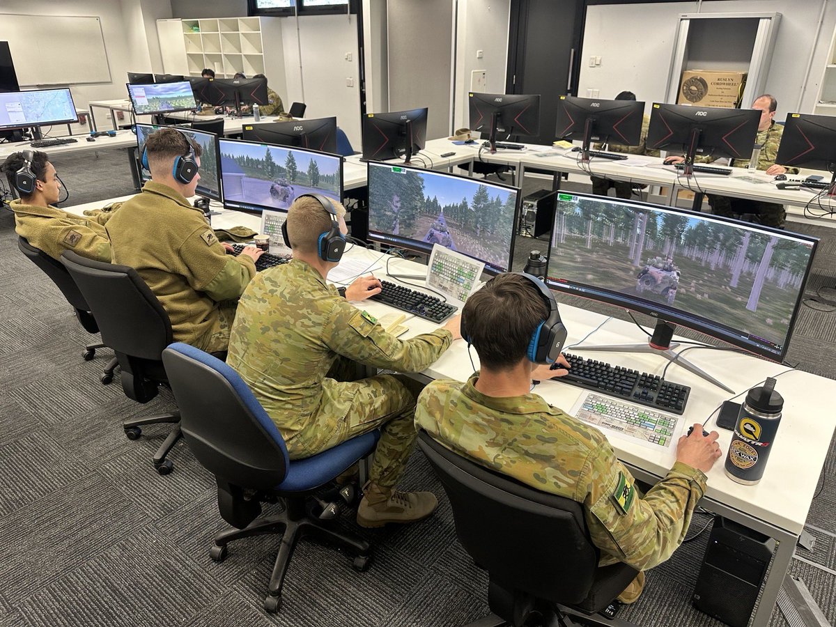 The Army Tactics Competition is underway. Teams from across army are competing, using the Steel Beast Pro system.

Members of 53 Battery, Royal Australian Artillery fight together in the armoured force-on-force scenario.

Stay tuned for updates to see who wins!