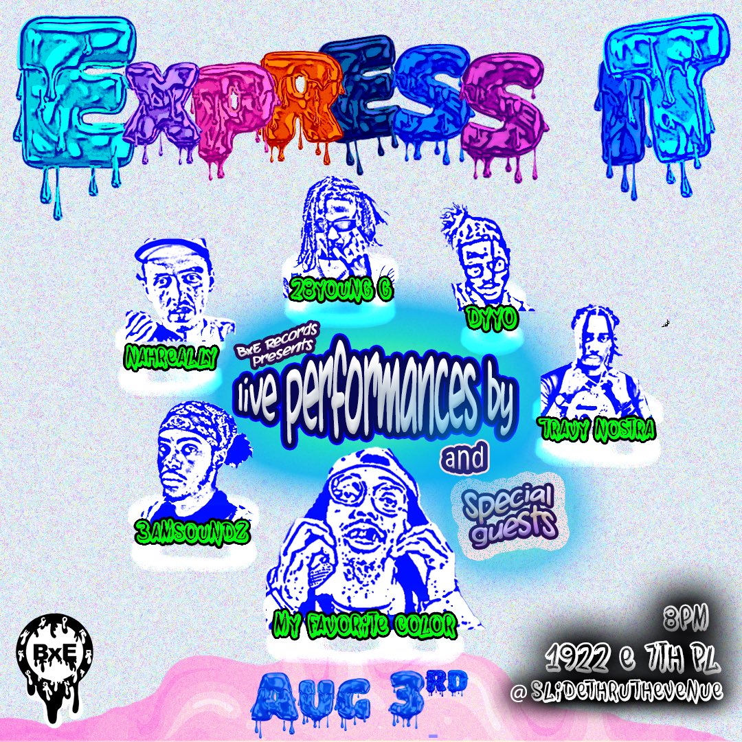 THIS SATURDAY. LOS ANGELES. 8pm. WE GO UP FOR OUR THIRD ANNUAL EXPRESS IT FE3TIVAL. 🏆