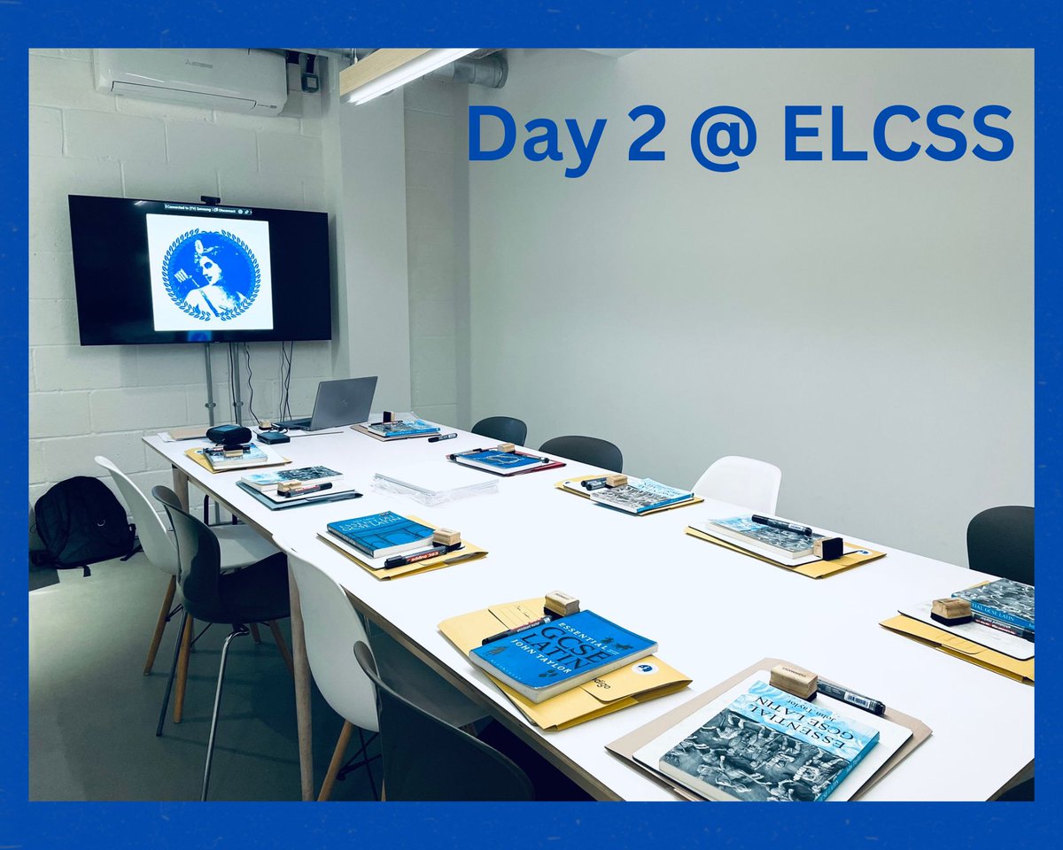East London Classics Summer School (@elcss2) on Twitter photo 🏛️ ELCSS Summer Course ‘24🏛️
Day 2 - ready ✅
💫<a href="/StephenJenkin/">The Classics Library</a>
💫<a href="/Hellenic_Soc/">Hellenic Society</a>
💫<a href="/wmarybeard/">mary beard</a>
💫<a href="/Classical_Assoc/">The Classical Association</a>
💫<a href="/GrandLat/">UCL Greek and Latin</a>
💫<a href="/kingsclassics/">King's Classics</a>
💫<a href="/CarolineLawrenc/">Caroline Lawrence</a>
💫<a href="/classicsforall/">Classics for All</a> 🏛️ ELCSS Summer Course ‘24🏛️
Day 2 - ready ✅
💫<a href="/StephenJenkin/">The Classics Library</a>
💫<a href="/Hellenic_Soc/">Hellenic Society</a>
💫<a href="/wmarybeard/">mary beard</a>
💫<a href="/Classical_Assoc/">The Classical Association</a>
💫<a href="/GrandLat/">UCL Greek and Latin</a>
💫<a href="/kingsclassics/">King's Classics</a>
💫<a href="/CarolineLawrenc/">Caroline Lawrence</a>
💫<a href="/classicsforall/">Classics for All</a>