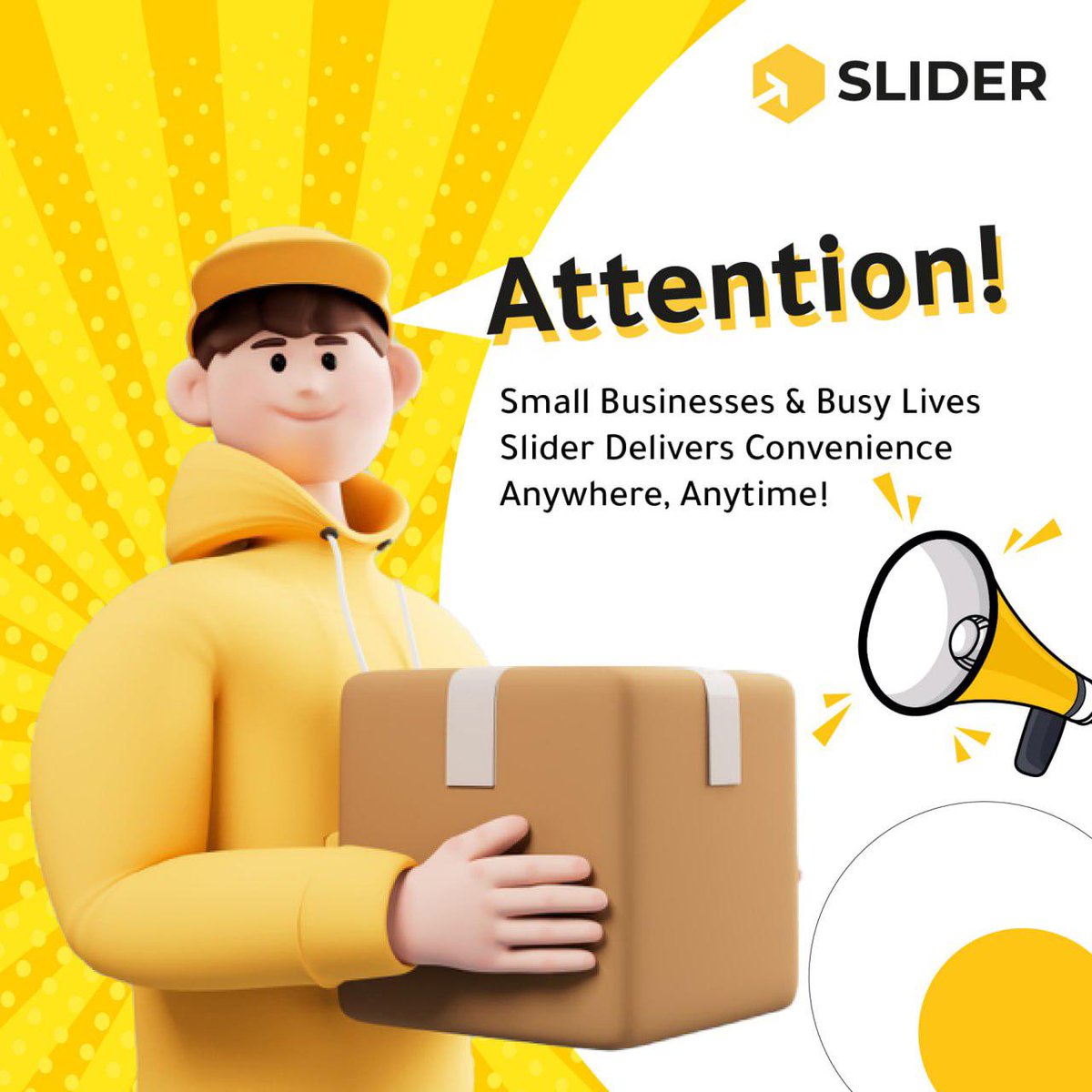 SLIDERae's tweet image. Say goodbye to delivery headaches and hello to a smoother, happier you! Download Slider today and experience the difference.

#ConvenienceDelivered #SliderLife #Dubai #StressFree
