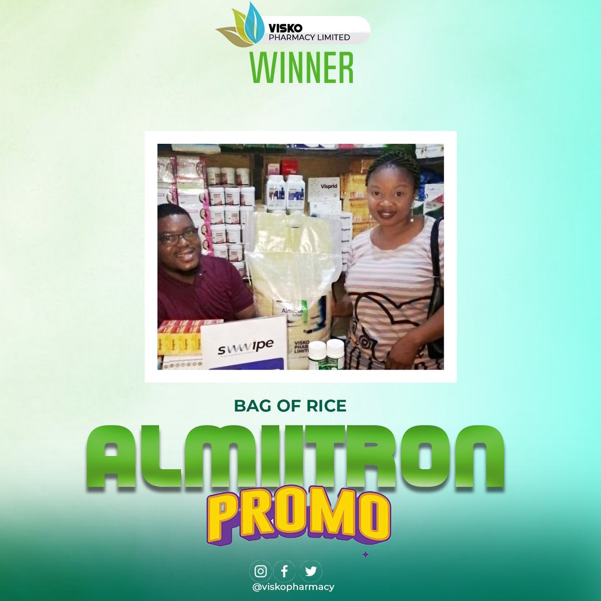 visko_pharms's tweet photo. WINNERS OF OUR PROMO
#almiitron #VISKO #WINNERS https://t.co/2mC62dqi13