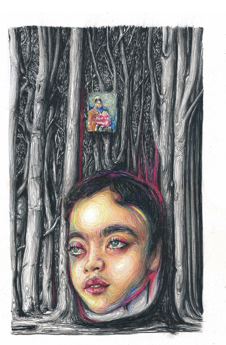 Good morning friends. 
Happy Tezostuesday. #nftart 

“Head in the Forest” 6/7 ed. 5 xtz

objkt.com/tokens/hicetnu…