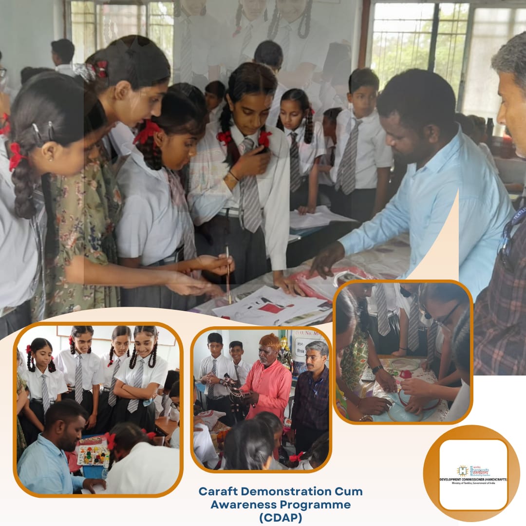 handicraftsdc's tweet photo. We had a fantastic time at the Crafts Demonstration &amp; Awareness Program at Dabok! Organised by HSC Udaipur, attendees enjoyed stunning displays &amp;live demos of Painting, Applique, Kathputtli &amp;Hand Embroidery. Thanks to the talented artisans who made it all possible! #Awareness https://t.co/6JuSLp5pqD