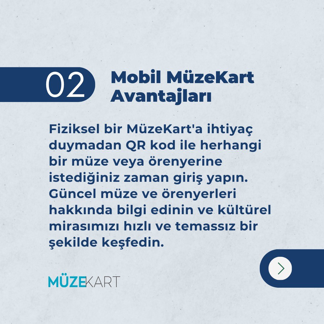 Muzekart's tweet photo. Türkiye’nin Müzelerini Keşfetmenin En Kolay Yolu Mobil #MüzeKart!

Tarihimize yolculuk yapacağınız Mobil MüzeKart ile Türkiye’nin 350’den fazla müze ve ören yerini bir yıl boyunca 60₺’ye ziyaret edebilirsiniz.

MüzeKart sadece 60₺!

#MüzeKart #TürkiyeninMüzeleri #Görmelisin https://t.co/wZXdFyRd9I