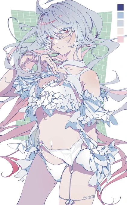 #FGO レディアヴァロン描きました 9周年鯖たのしみ〜!