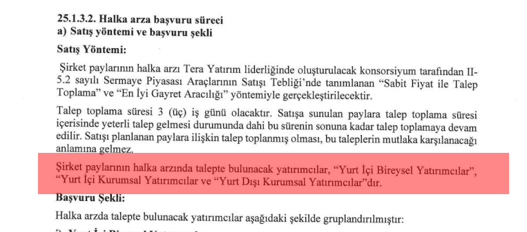 Gercek_Borsaci's tweet photo. #ESTON 🚨 ESTON YAPI A.Ş. halka açılıyor 👇
31.000.000 adet hisse (5.500.000 adeti sermaye artırımından, 25.500.000 adeti ortak satışından),
Sabit fiyatla borsa dışında talep toplama,
Bireysele eşit dağıtım,
Tahsisat oranları henüz belirlenmemiş,
Ek satış yok,
Fiyat istikrarı planlanıyor,
Tera Yatırım liderliğinde konsorsiyum kurulacak,
Yıldız Pazar'da işlem görecek,
#halkaarz #borsa #bist100