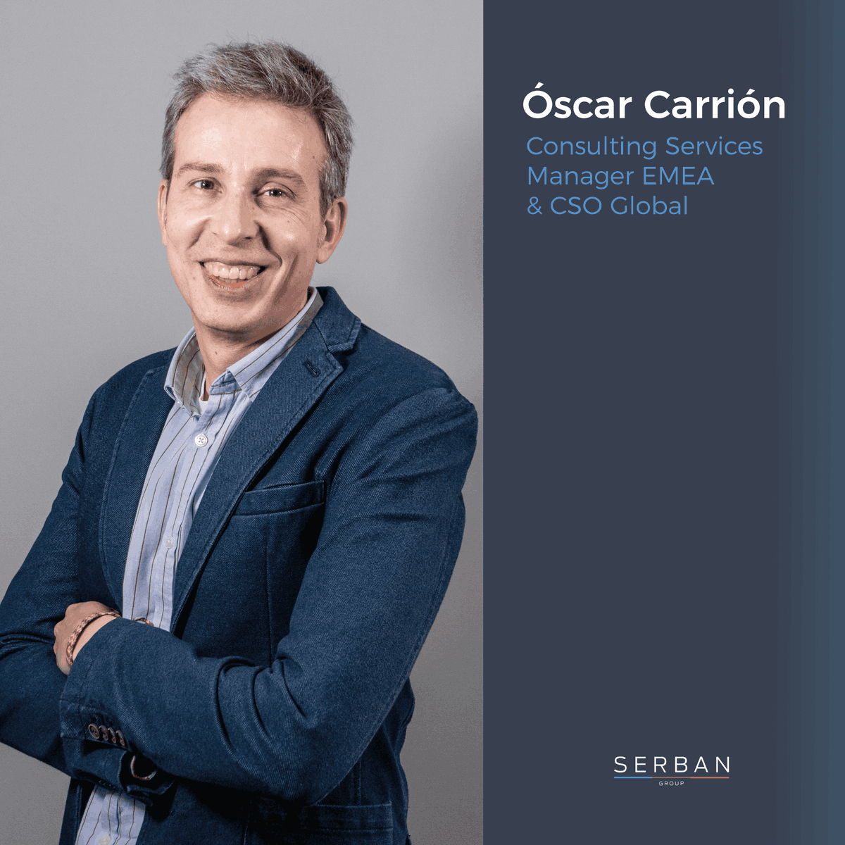 Estamos emocionados de celebrar la impresionante carrera de #OscarCarrion, nuestro actual CSO y Responsable de Consultoría, quien ha demostrado ser un líder entusiasta y un innovador incansable, por eso y mucho más, eres nuestro #serbanero. ¡Gracias por tu pasión!