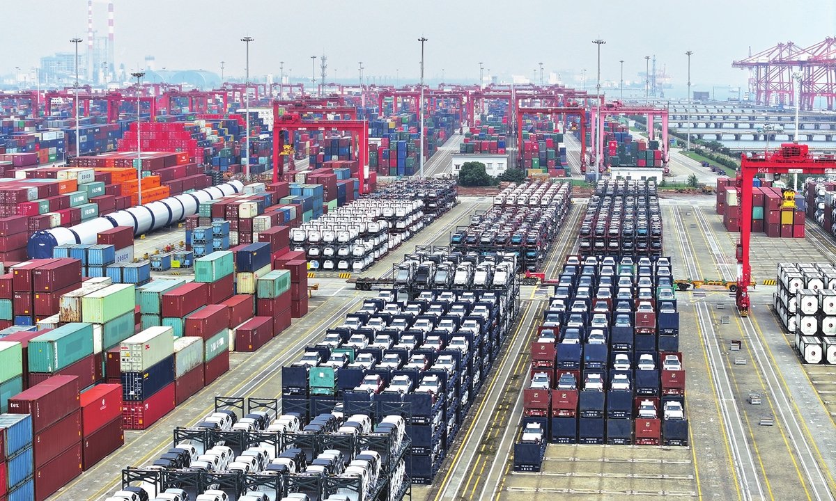 globaltimesnews's tweet photo. Allegation of the so-called “overcapacity” relating to China-made electric vehicles (EVs) is a pseudo-proposition, and the narrative is falsified and runs counter to the law of market economy, China’s General Administration of Customs said Tuesday, noting that manufactured green products have contributed to mitigating climate change. 
https://t.co/uIR1Pi6BtQ