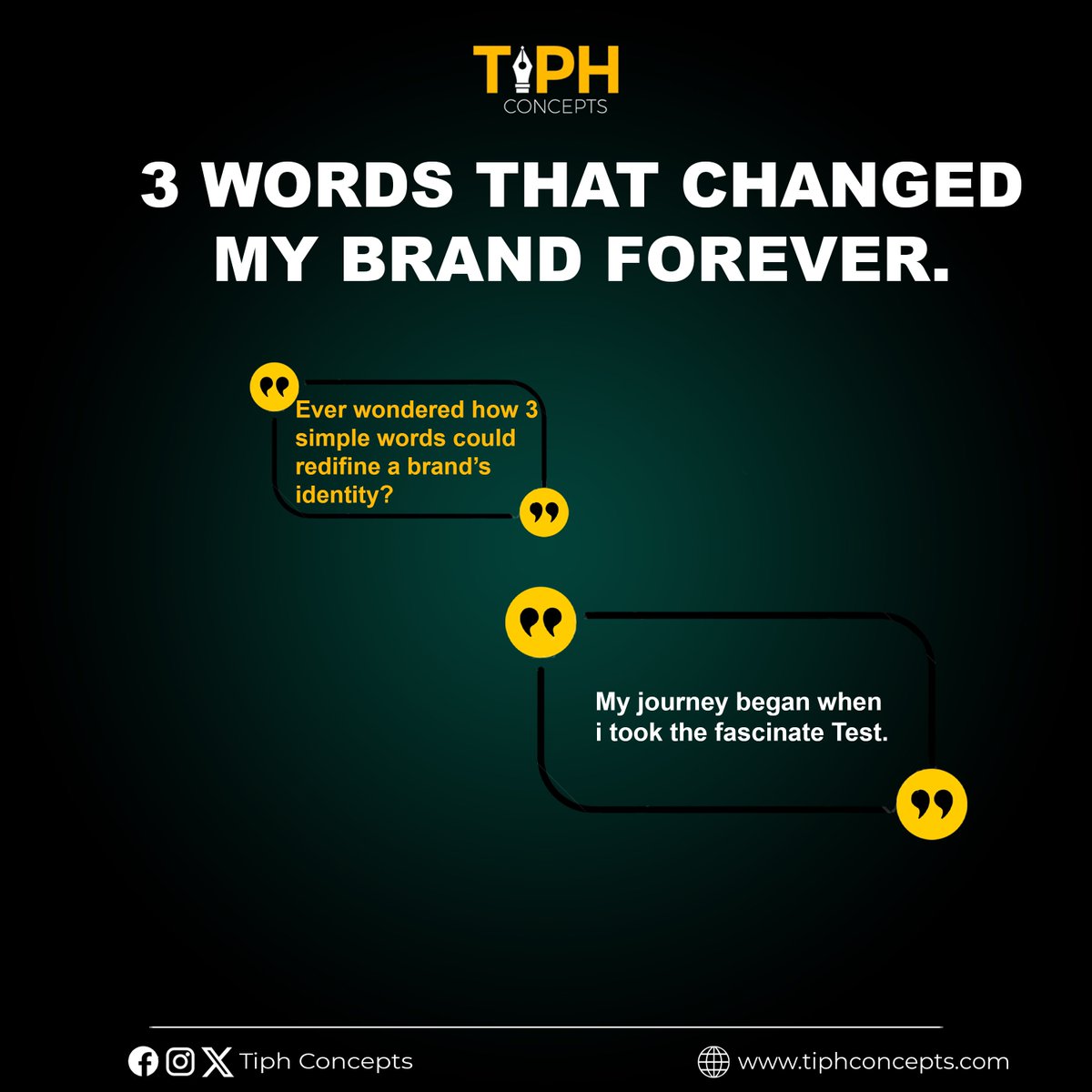 tiph_agency's tweet photo. When we started our branding & design agency @tiphconcepts in 2022, we had a hard time standing out in the sea of competition.
#tiphconcepts #fascinatetest #personalbranding #personalbrandingtips https://t.co/5lHuga3CXi