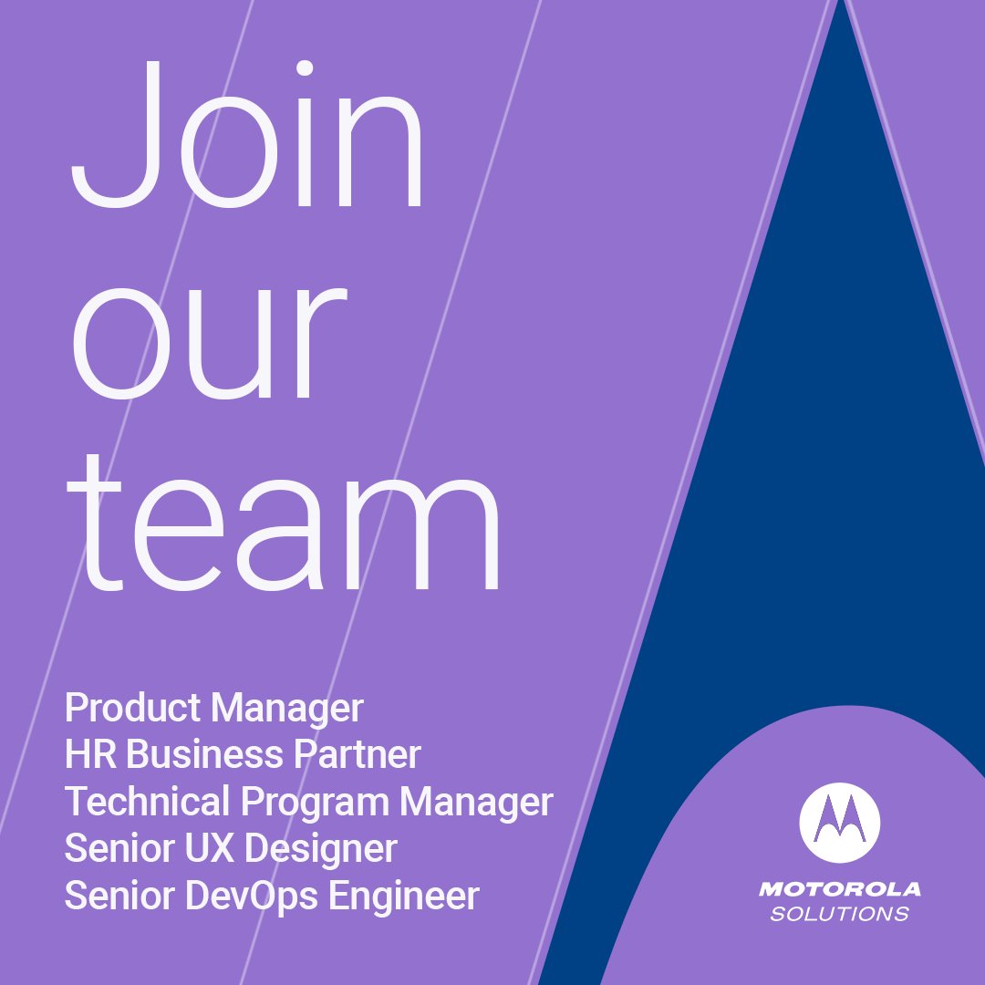 MotSolsFR's tweet photo. Are you passionate about tech and eager to make an impact? Look no further! We’re seeking talented innovators to #JoinOurTeam in Cork, Ireland 📷 ! Apply today: https://t.co/gOhVILLjzq
#MotoSolutionsJobs #NowHiring #CareerOpportunity https://t.co/ejHuQ2iJ24