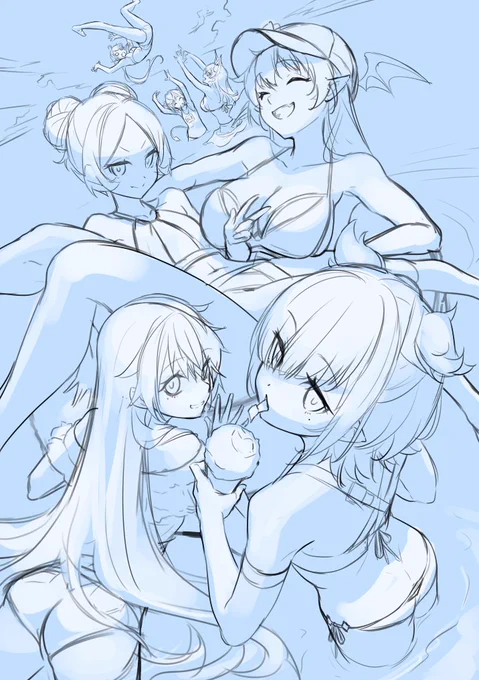 7人多いな!#スナックにり#コミケ104 