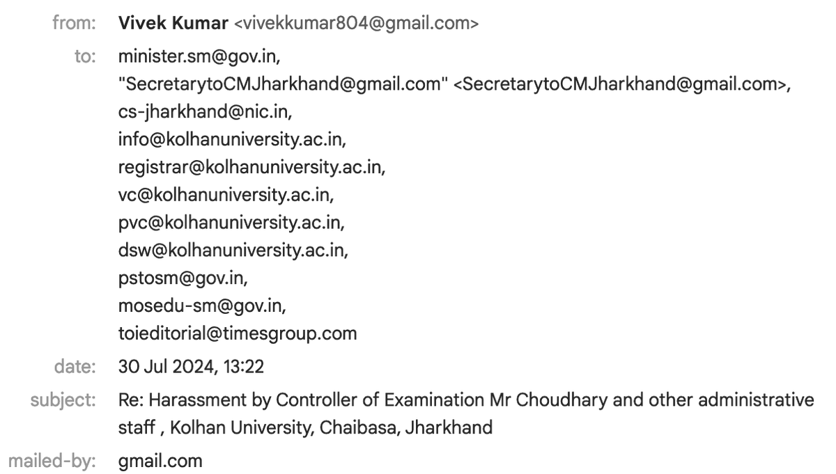 VKr_Tweet's tweet photo. @HemantSorenJMM Not a single reply from anyone :( @HemantSorenJMM https://t.co/bn17Xh8iBv
