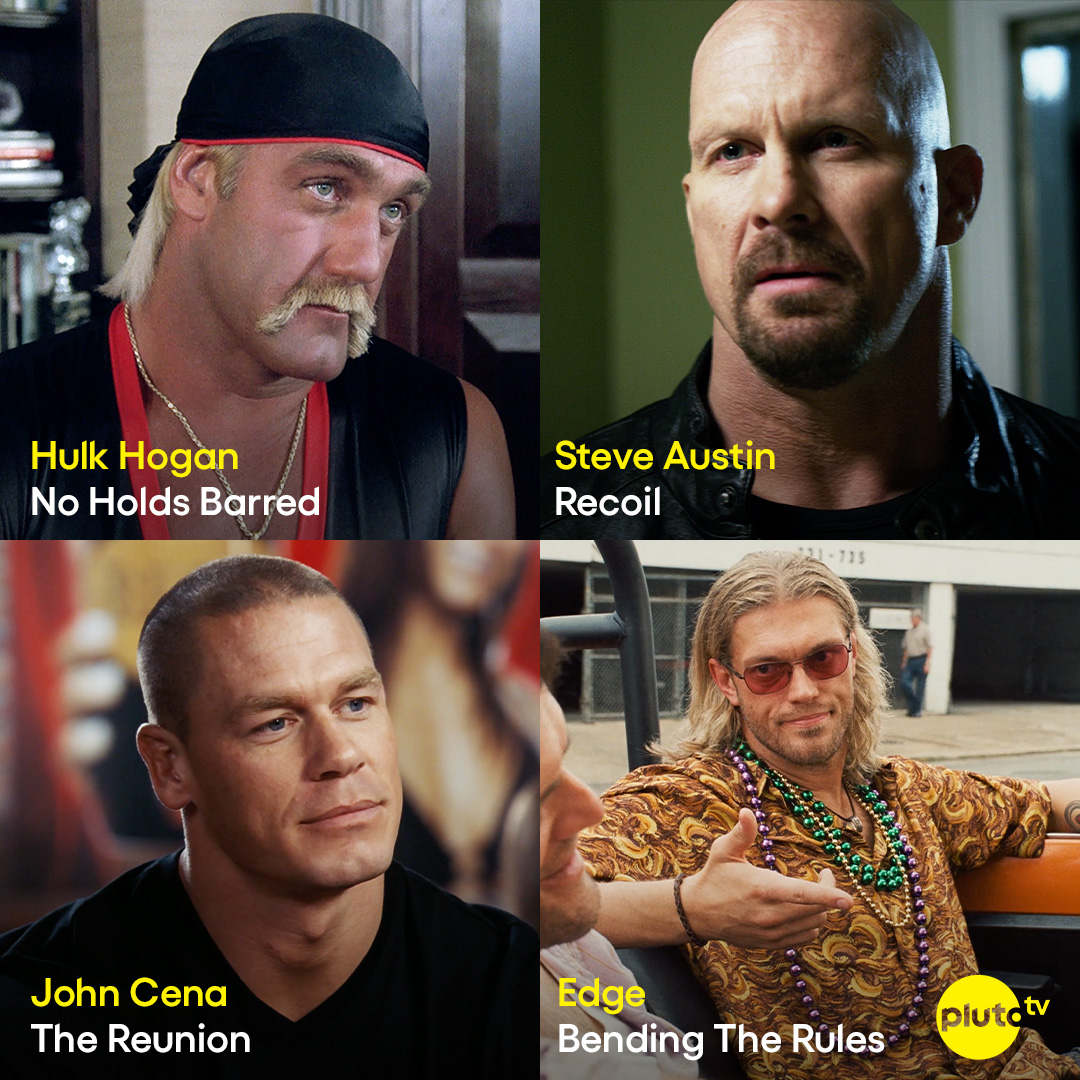 You could say we love movies with wrestlers

#WWE #PlutoTV #PlutoTVUK