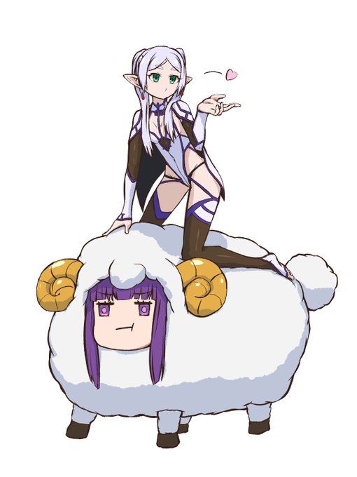 羊毛フェルンとスケベエル(フの森の)フリーレン 