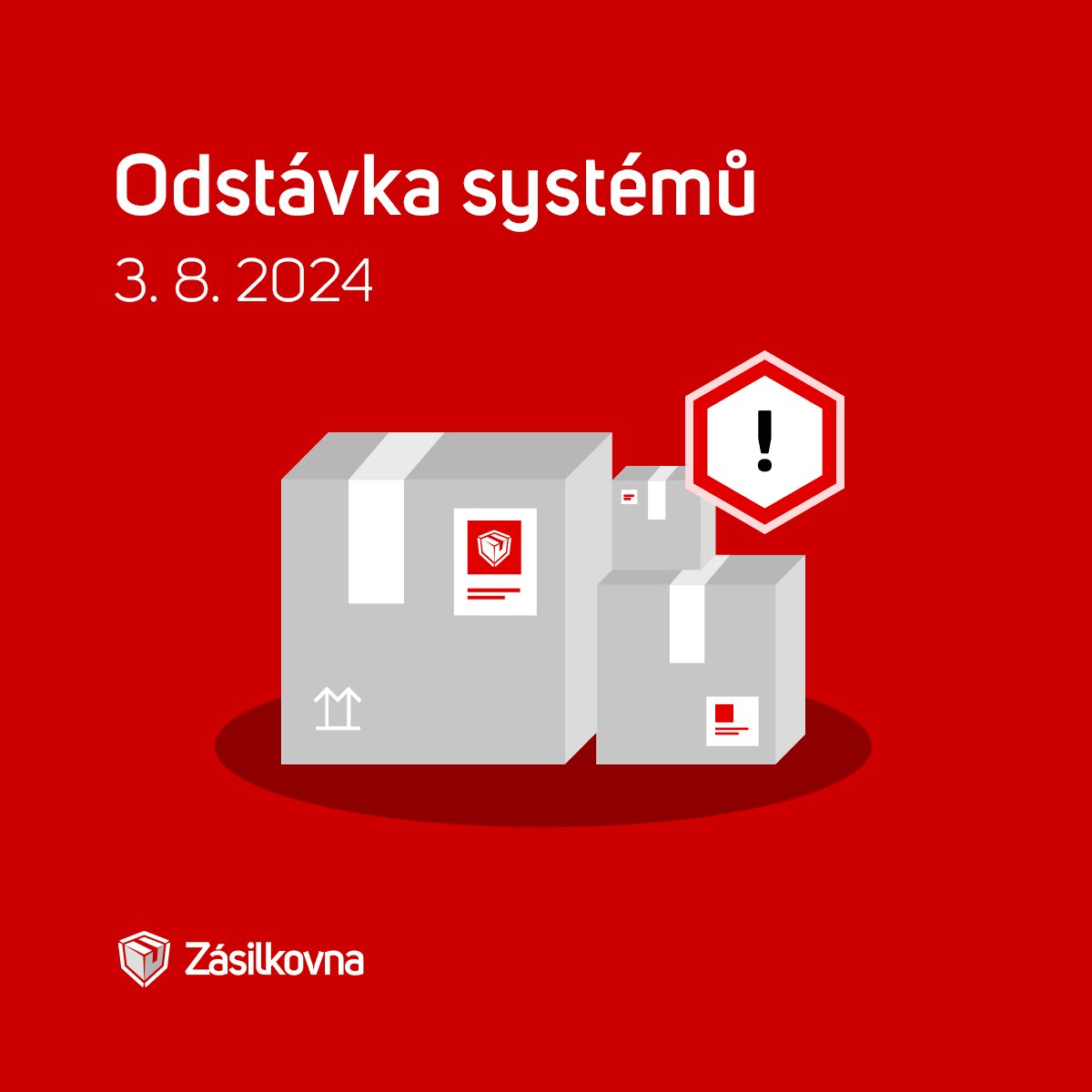 📣 DŮLEŽITÉ INFO 🛠️ V sobotu 3. 8. 18:00 do neděle 4. 8. 10:00 se vrhneme na údržbu systémů. Nebude možné podávat / vyzvedávat zásilky ze Z-BOXu, sledovat zásilky nebo využívat mobilní appku. Více info na blogu 👉 bit.ly/omezeni-sluzeb