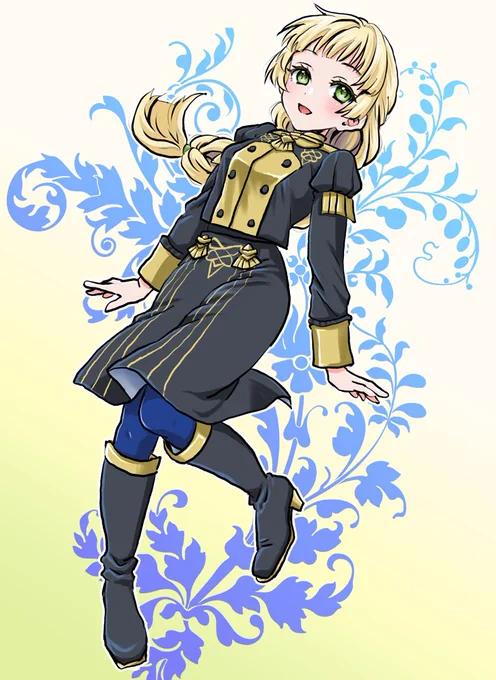 久々に風花プレイしたけど、学生時代のイングリットが美少女レベル高くて好き #FE風花雪月   