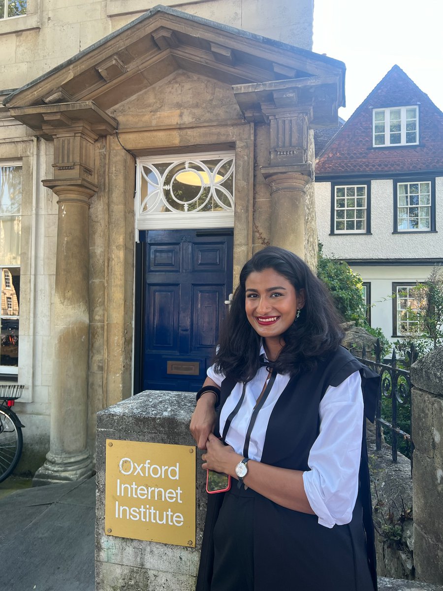 Oxford Internet Institute (@oiioxford) on Twitter photo New doctor! Congrats to <a href="/oiioxford/">Oxford Internet Institute</a> DPhil <a href="/NayanaPrakash1/">Dr Nayana Prakash</a> passing her viva yesterday! Her thesis is titled ‘The Empire Types Back: Colonialism, Resistance and Storytelling Online’. Examiners: Prof Pablo Mukherjee and @3LMantra (Prof Payal Arora) Supervisor: <a href="/KathrynEccles/">Kathryn Eccles</a>. New doctor! Congrats to <a href="/oiioxford/">Oxford Internet Institute</a> DPhil <a href="/NayanaPrakash1/">Dr Nayana Prakash</a> passing her viva yesterday! Her thesis is titled ‘The Empire Types Back: Colonialism, Resistance and Storytelling Online’. Examiners: Prof Pablo Mukherjee and @3LMantra (Prof Payal Arora) Supervisor: <a href="/KathrynEccles/">Kathryn Eccles</a>.