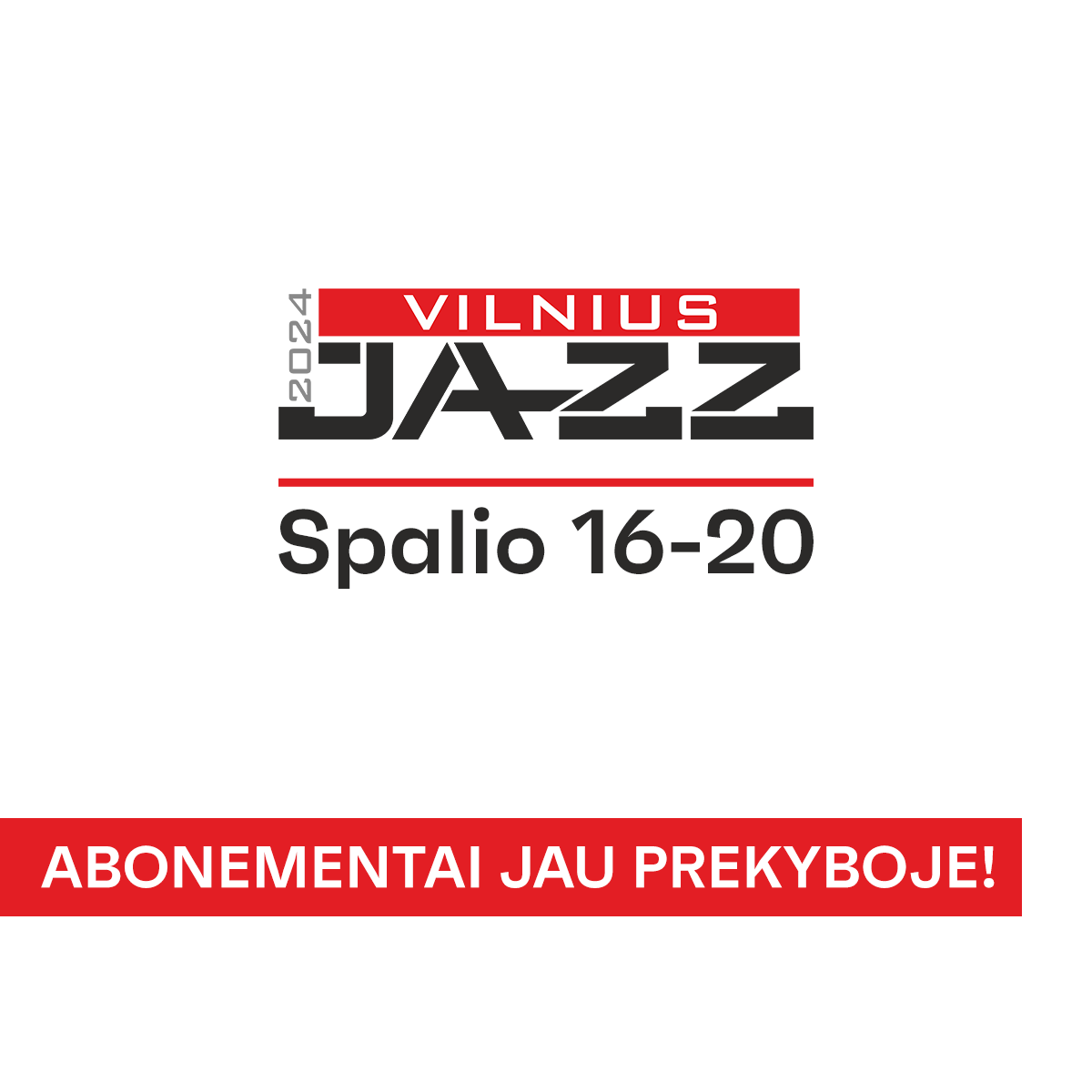 vilniusjazz's tweet photo. Vilnius Jazz 2024 pradeda išankstinių festivalio abonementų prekybą! Pirk dabar ir sutaupyk geram laikui festivalio metu rudenį! Bilietai -> https://t.co/mKQnZLa4ut https://t.co/kLIVeSDHQb
