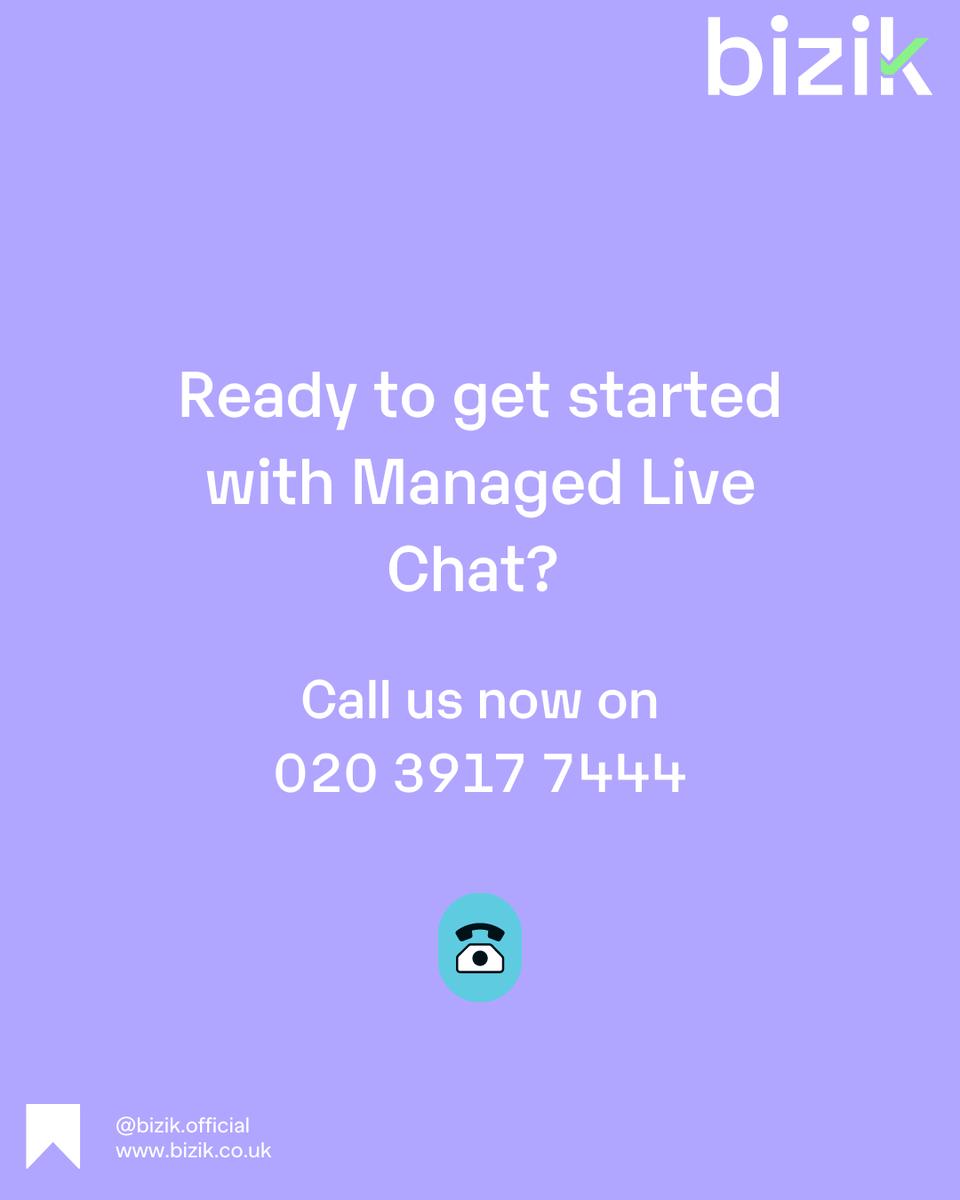 bizik_official's tweet image. Boost your customer satisfaction and sales with Bizik's Managed Live Chat Service! Engage visitors instantly, provide real-time support, and watch your customer satisfaction increase. Contact us today to learn more! #CustomerSupport #LiveChatService #Bizik #BizikManagedLiveChat
