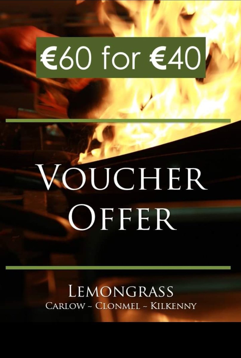 Lemongrass Voucher Offer 🎉🙏

Purchase a €60 Voucher for €40!!

Follow this link to avail of this limited offer 👉 …mongrassRestaurant.voucherconnect.com/product/13640

<a href="/followers/">はうはう</a>