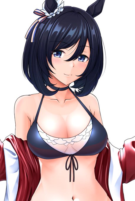 エイシンフラッシュの水着こうだと予想してたんだけどシンプルだった
これは近々アップデートしなきゃ
全体像はSkebにて
#ウマ娘 #エイシンフラッシュ 