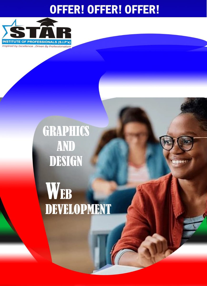 MombasaStar's tweet image. Be a Graphic designer at Star institute of professionals. 
Graphic designers work in various industries such as:
•Main stream Media 
•Content creation
•Digital marketing 
•Marketing and advertising
#Graphics #GraphicDesigner #Graphicsstudents #education