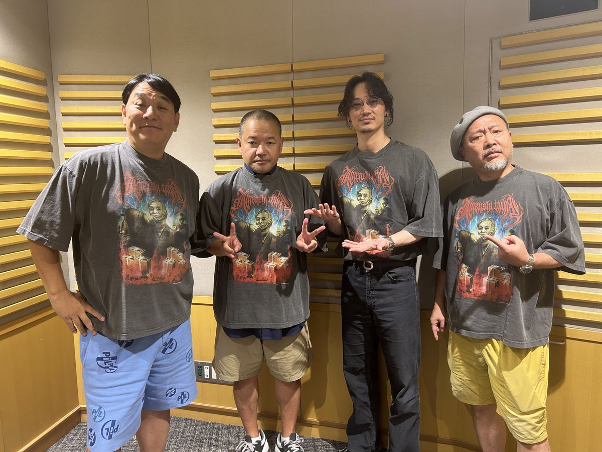 額縁電気グループ ピエール瀧 石野卓球 地面師 ポスター風 タワレコ