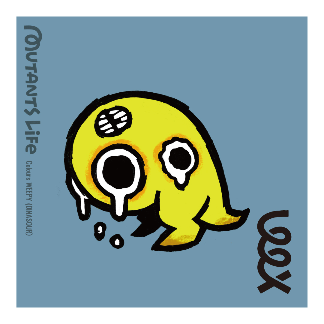 WVX_2076's tweet photo. ウィーピー(CHIMI CHIMI WEEPY)
ミュータンツたちの悲しみからうまれた、かわいいけれどかわいそうなヤツら。悲しみも色々、ウィーピーも色々。ナゲキの森までチミチミ歩いて行く。
#WVX #MUTANTSLIFE #アートトイ #デザイナーズトイ #クリエイターズトイ #arttoy #creatorstoy #designtoy #WEEPY https://t.co/sEAmWQQFH6
