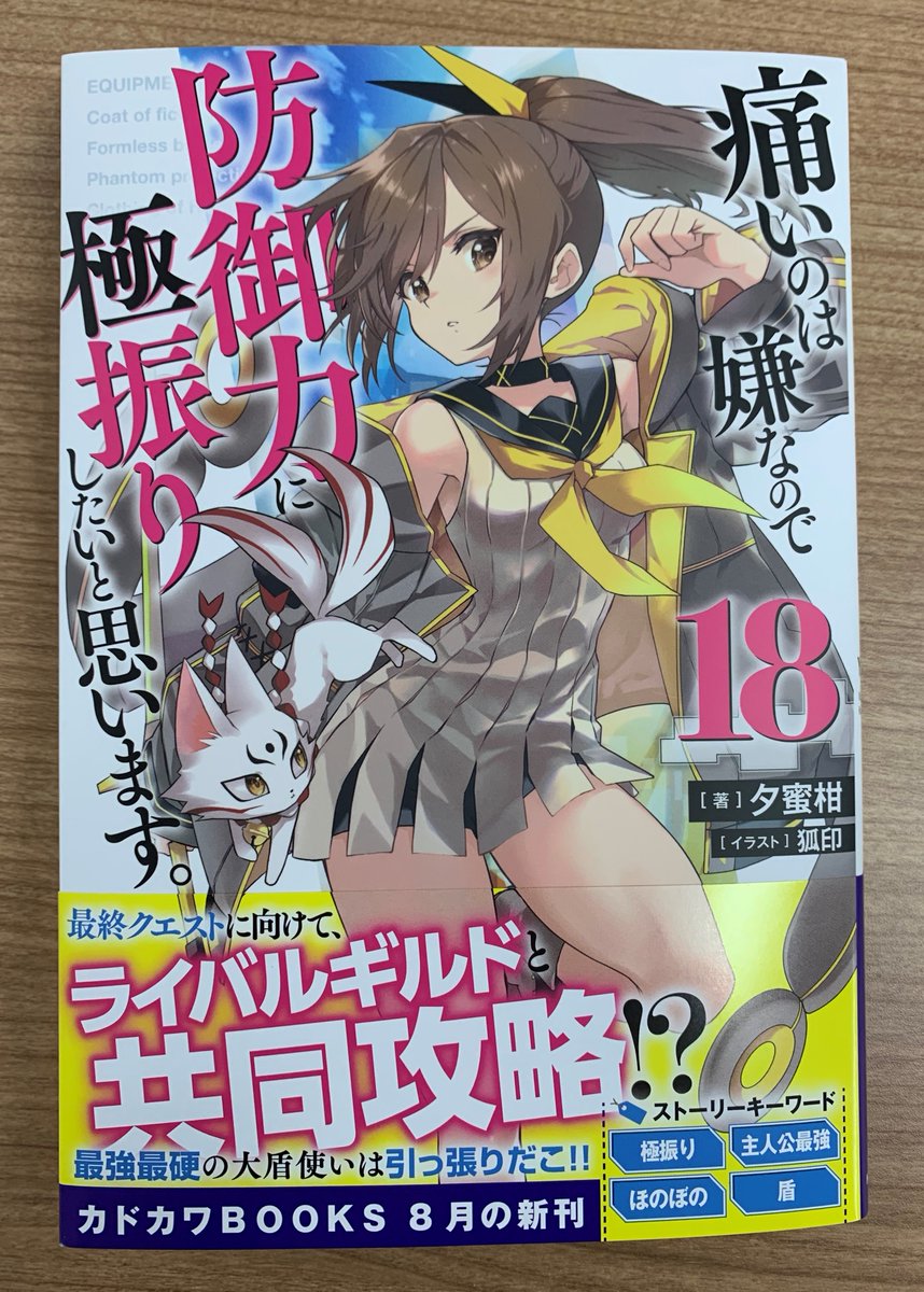 情報】《怕痛的我，把防禦力點滿就對了》日版小說第18 集樣本書