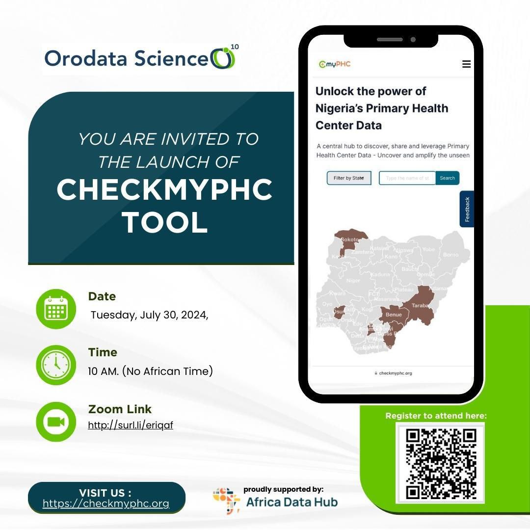 Orodata's tweet image. 🚀 You are invited to our official launch!

🗓️ 30th July 2024
⏰ 10:00 AM
Register to attend virtually by scanning the barcode. Physical attendance by invitation only. 
Don’t miss out! 🌟

#CheckMyPHC #HealthcareInnovation #LaunchEvent