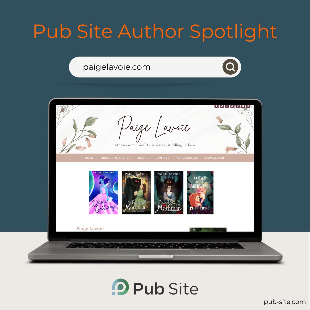Pub Site (@pub_site) on Twitter photo Dive into the enchanting world of <a href="/MrsPaigeLavoie/">Paige Lavoie 📚 Author - I'm In Love With Mothman</a> at paigelavoie.com. Happy reading, book lovers! 📚✨ #PubSiteSpotlight Dive into the enchanting world of <a href="/MrsPaigeLavoie/">Paige Lavoie 📚 Author - I'm In Love With Mothman</a> at paigelavoie.com. Happy reading, book lovers! 📚✨ #PubSiteSpotlight