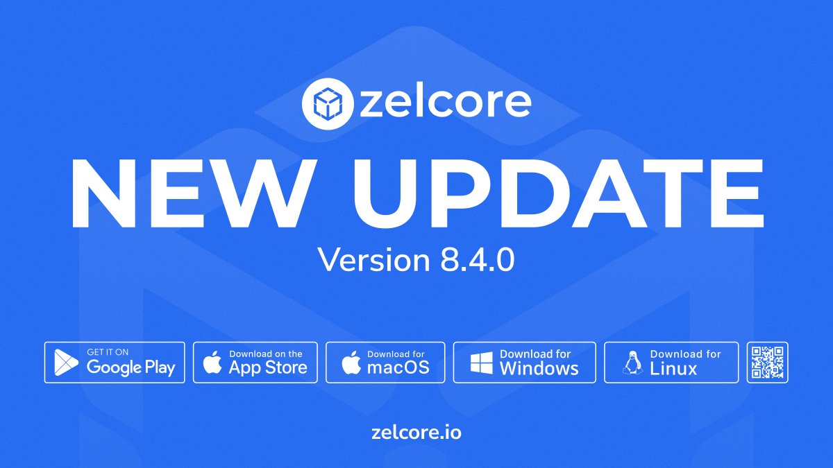 📢 We're excited to announce Zelcore v8.4.0! 

New features include:
- Replace by Fee (RBF) for #Bitcoin/ #Litecoin
- #Arbitrum support $ARB, $USDC.E, $DAI, $USDT
- new tokens $PEPE, $FLOKI, $TURBO

We've also fixed #Cardano transaction issues and improved private key exports. 🎉