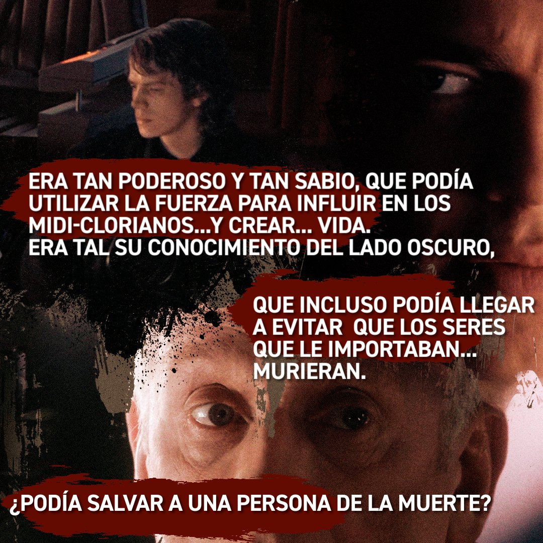 StarWarsSpain's tweet photo. ¿Conoces la historia de Darth Plagueis? Un Jedi nunca te la contaría. https://t.co/jh0Rrq5EgK