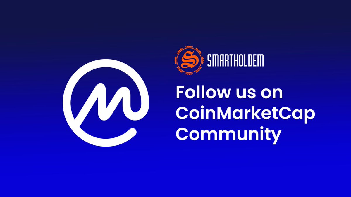 🎉 Big news! ✅We've received the blue check mark and passed verification on <a href="/CoinMarketCap/">CoinMarketCap</a> community😊
❤️Join the official SmartHoldem Community page
➡️coinmarketcap.com/community/prof…
 Follow us for all the latest #Smartholdem news and updates
#coinmarketcap #crypto #Web3