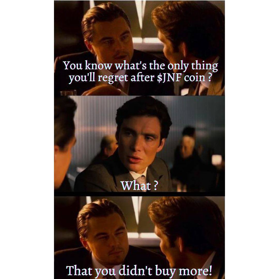 42ealme's tweet image. Do  you buy every $JNF dip?
I do, because i know the job’s not finished @JNF_CTO