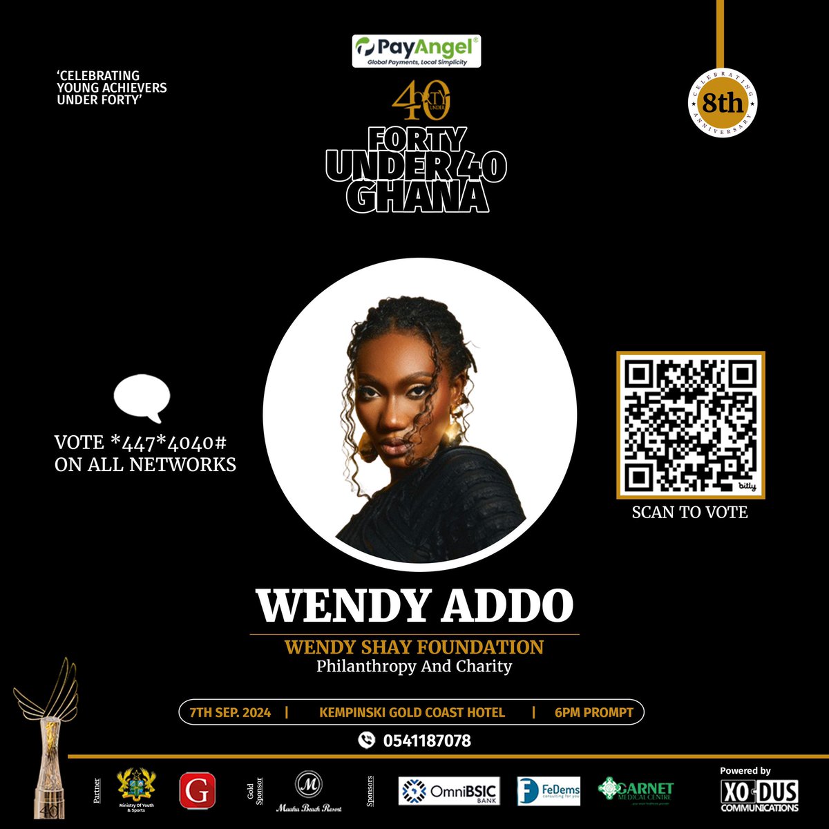 shayfoundation_'s tweet photo. We are thrilled to announce that our CEO, @wendyshayofficial , has been nominated for the @40u40awardsgh !Let’s come together and win this for the #ShayFoundation, celebrating her incredible work in philanthropy and charity.

#WendyShay #Philanthropy #Charity #ShayFoundation https://t.co/OU7aNfeXhW