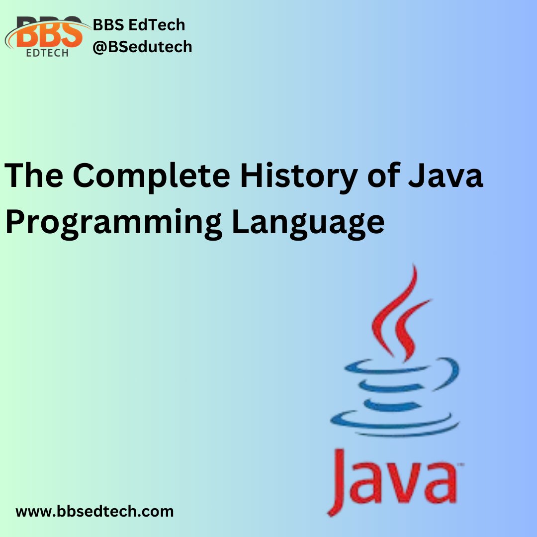 BSedutech's tweet image. 🌟 Explore Java&apos;s evolution from 1995 to a key programming pillar! 🚀 Master Java and other tech skills with BBS EdTech&apos;s courses: Full Stack Java, MERN, Frontend, Backend, and Oracle. 📚 Visit bbsedtech.com or call 📞 636-174-8291 for details.  #Java  #Tech  #bbsedtech