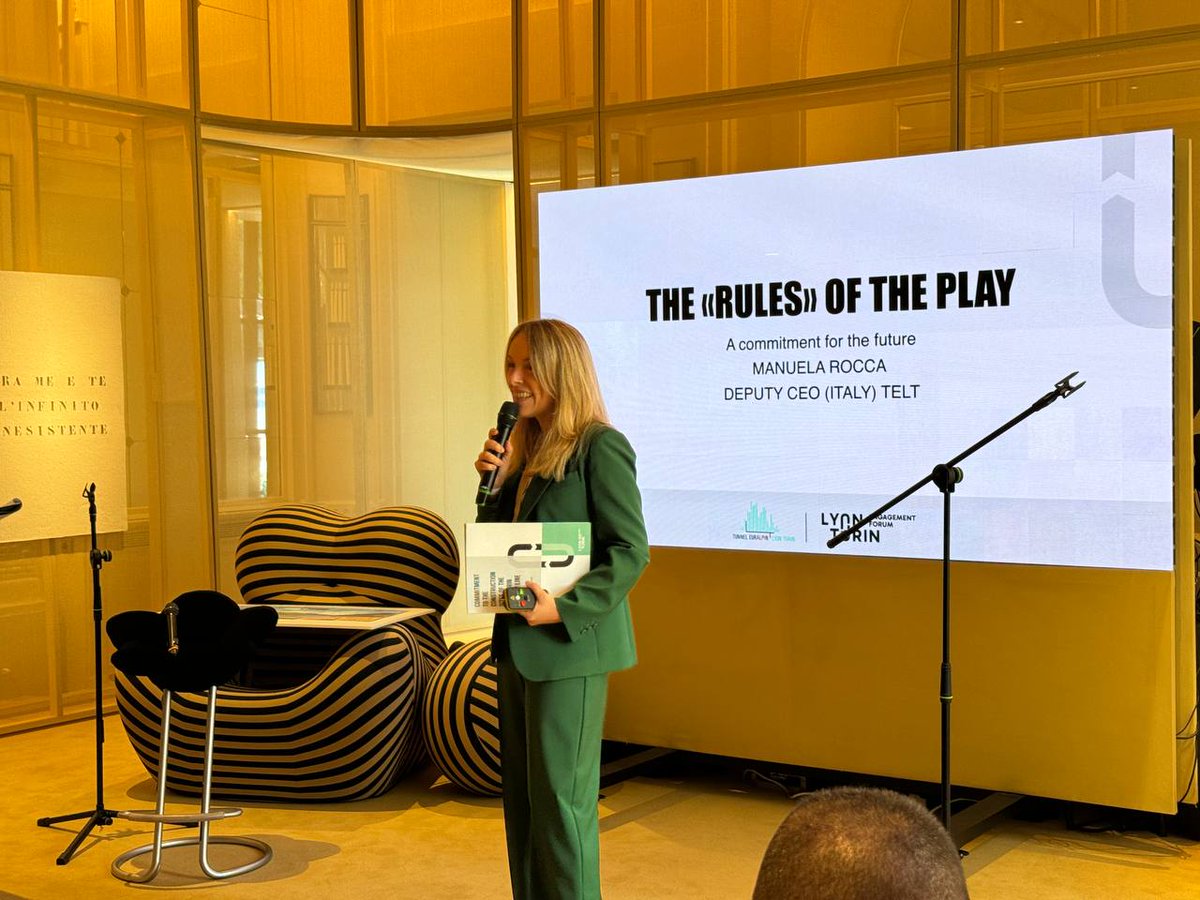 #LyonTurinEngagementForum | Manuela Rocca: «Il patto è prima di tutto un documento che ci unisce. Ringrazio le imprese della #TorinoLione che hanno risposto presente. Crediamo che questo sia il modo giusto per realizzare le #infrastrutture oggi». Scarica il paper 👉