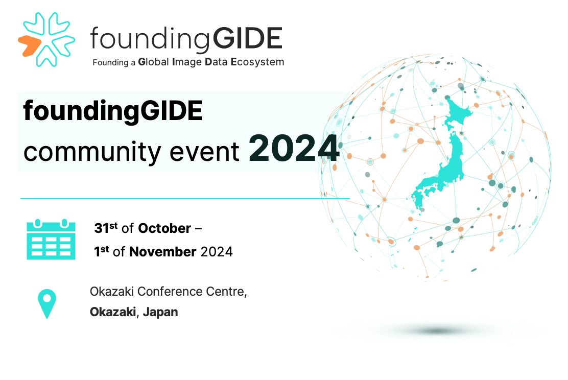 EuroBioImaging's tweet photo. Will working together as a global community make a difference when it comes to #FAIRsharing, #metadata & ontologies?
Enter the @GIDEproject, coordinated by #EuroBioImaging, which aims to create a Global Image Data Ecosystem to work together to enable sharing of bioimage data across the globe.
Learn how you can get involved.🤗https://t.co/eJyIWvy0kl